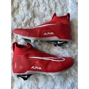 Nike Alpha Menace Elite 3 Mens Football Cleats Red Size 9.5 CT6648-616 New